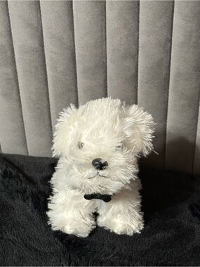 💞4/$35- My Life As White Terrier Dog Plush Walmart 2015 Small Stuffed Puppy Toy